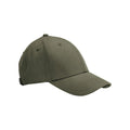 Olive Green - Front - Beechfield 6 Panel Cotton Canvas Cap