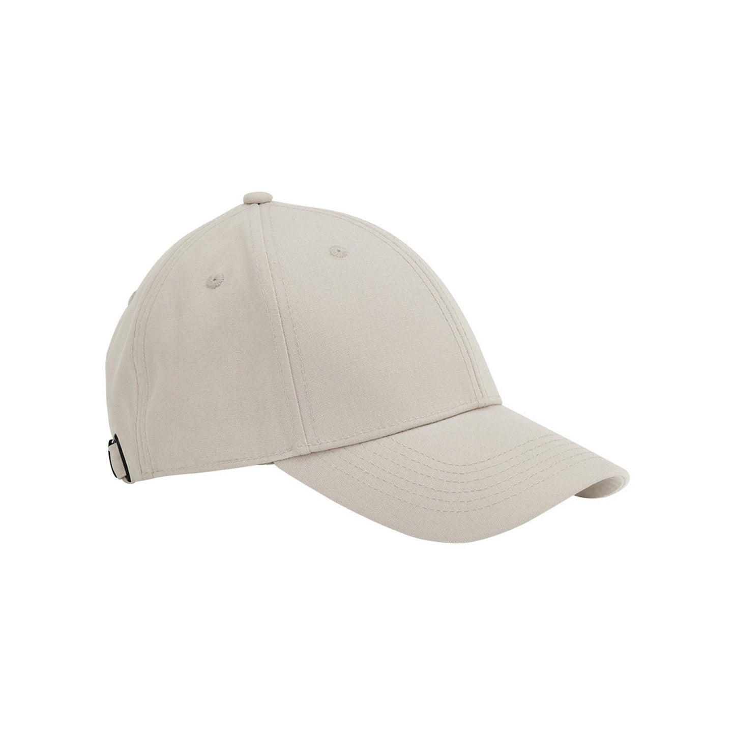 Sand - Front - Beechfield 6 Panel Cotton Canvas Cap