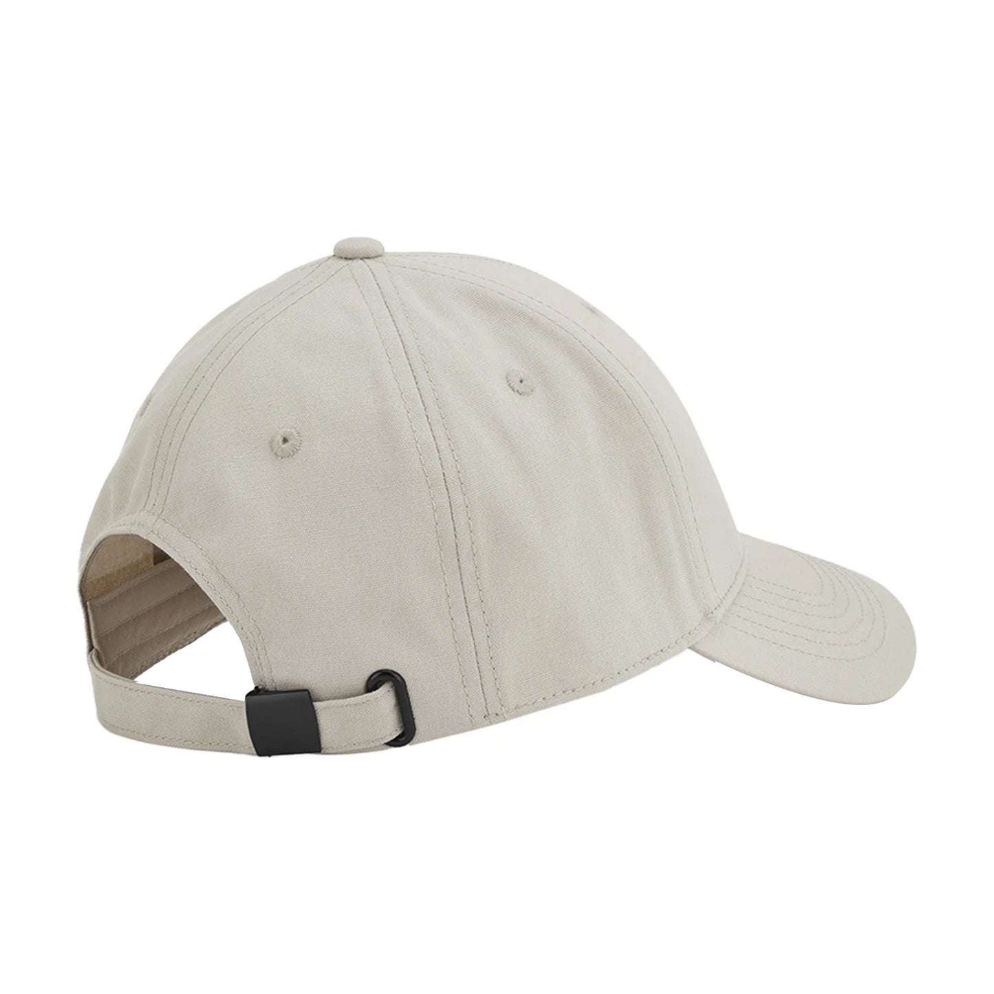 Sand - Back - Beechfield 6 Panel Cotton Canvas Cap