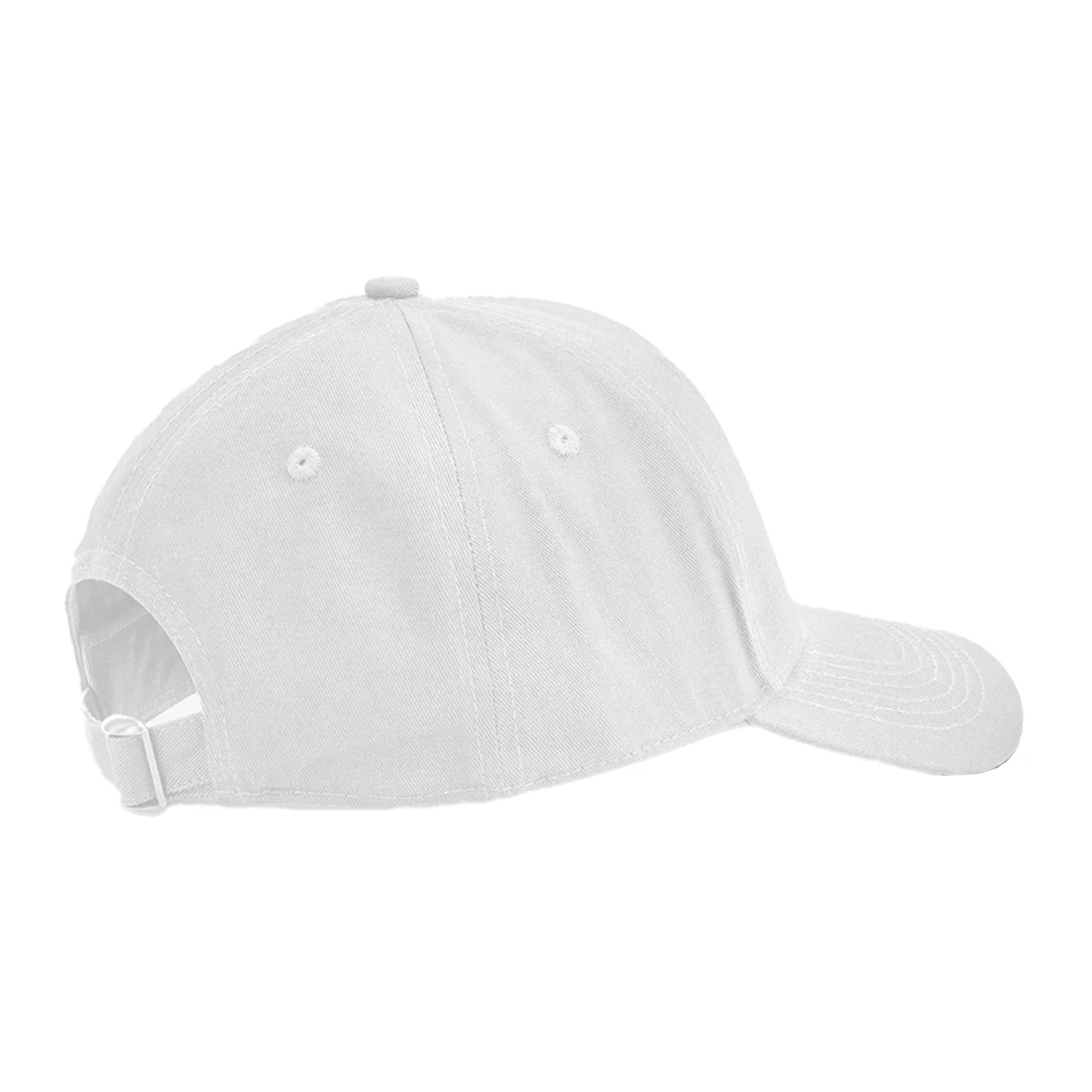 White - Back - Beechfield Classic 6 Panel Organic Cotton Cap