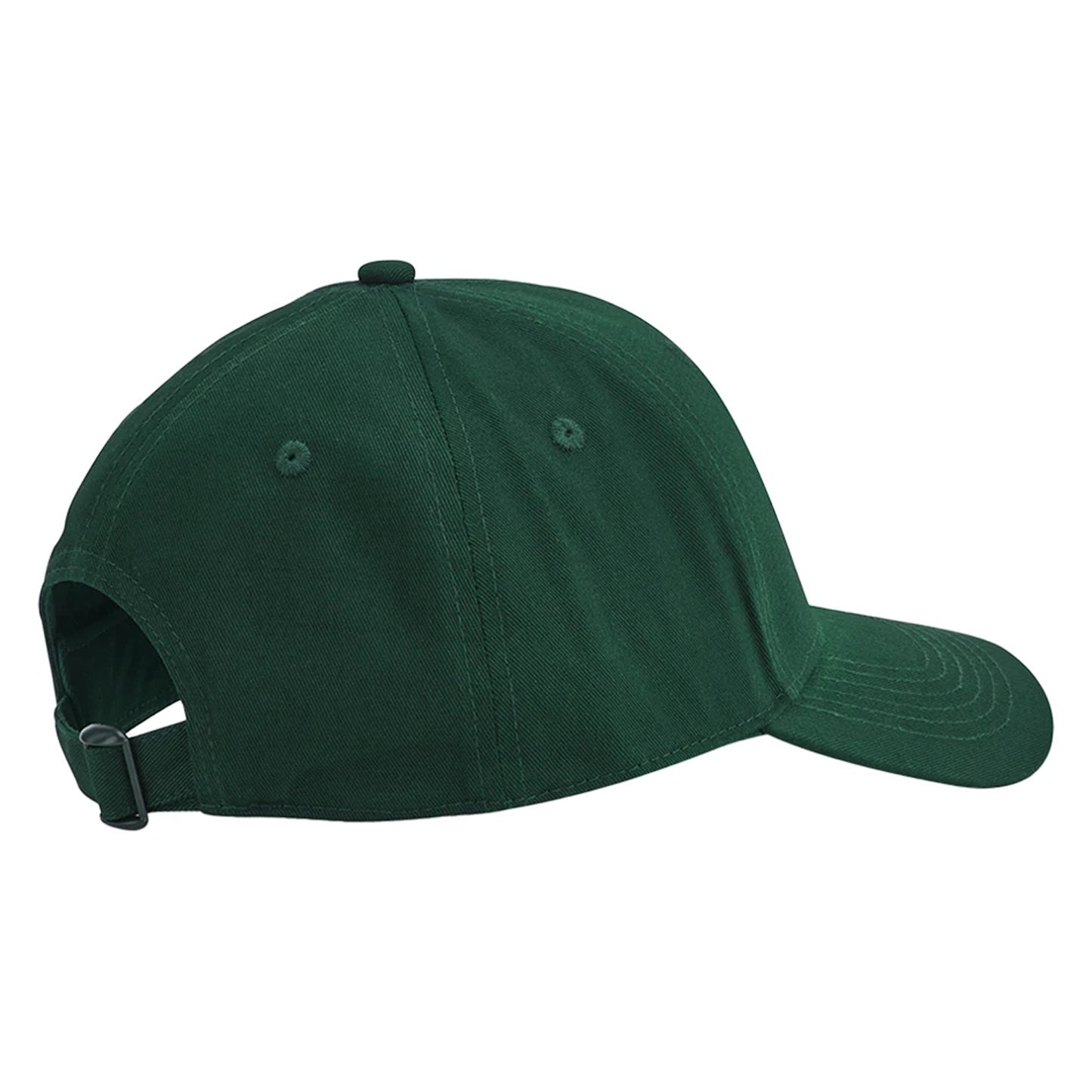Bottle Green - Back - Beechfield Classic 6 Panel Organic Cotton Cap