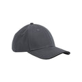 Graphite Grey - Front - Beechfield Classic 6 Panel Organic Cotton Cap