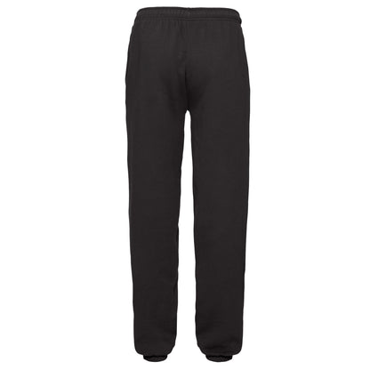 Black - Back - Fruit Of The Loom Unisex Adult Premium Jogging Bottoms