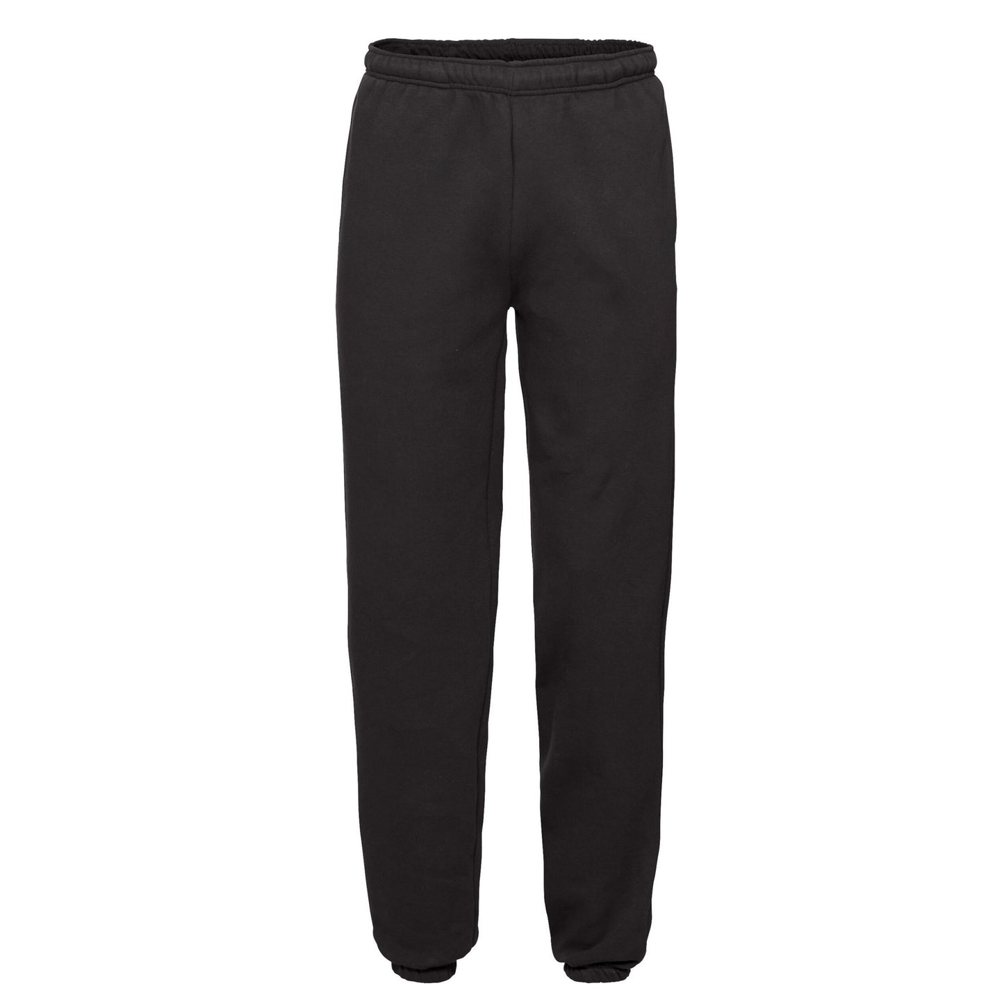 Black - Front - Fruit Of The Loom Unisex Adult Premium Jogging Bottoms