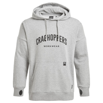 Soft Grey Marl - Front - Craghoppers Mens Workwear Oulston Hoodie