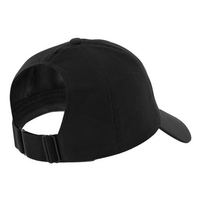 Black - Back - Beechfield Womens-Ladies Performance Ponytail Cap