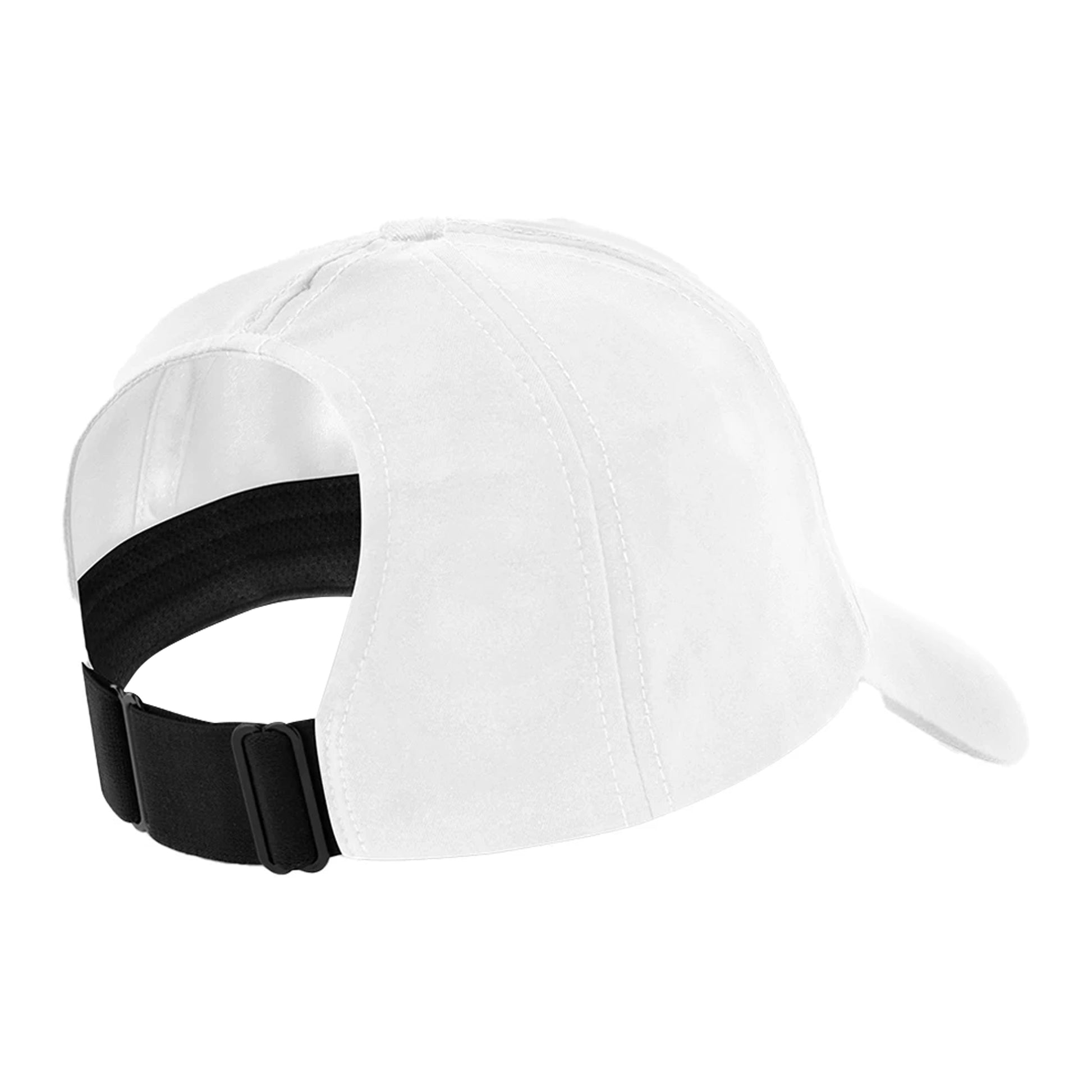 White - Back - Beechfield Womens-Ladies Performance Ponytail Cap
