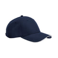 French Navy-White - Front - Beechfield Team Sports-Tech Cap