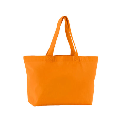 Orange - Front - Westford Mill Twill Organic Shopper Bag