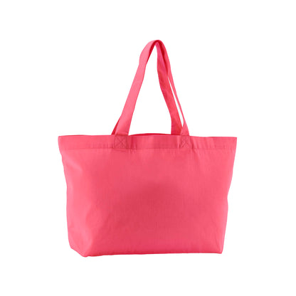 Raspberry - Front - Westford Mill Twill Organic Shopper Bag