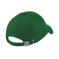 Forest - Back - Beechfield Contrast Heavy Brushed Cotton Low Profile Baseball Cap