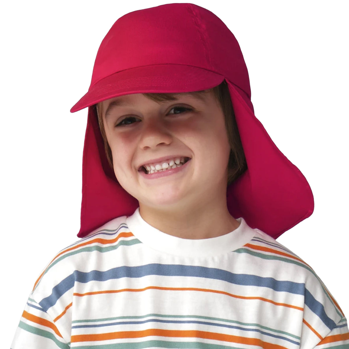 Classic Red - Lifestyle - Beechfield Childrens-Kids Legionnaire Hat