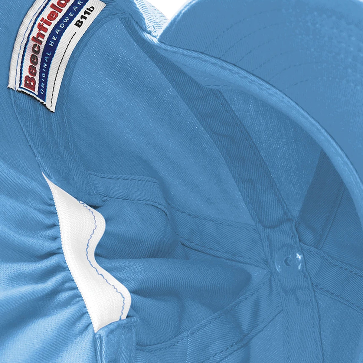Sky Blue - Side - Beechfield Childrens-Kids Legionnaire Hat