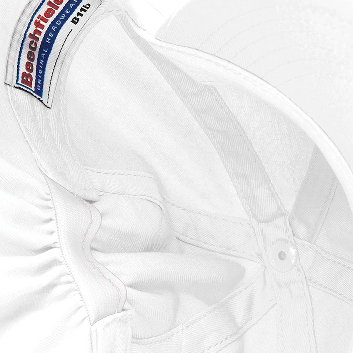 White - Side - Beechfield Childrens-Kids Legionnaire Hat