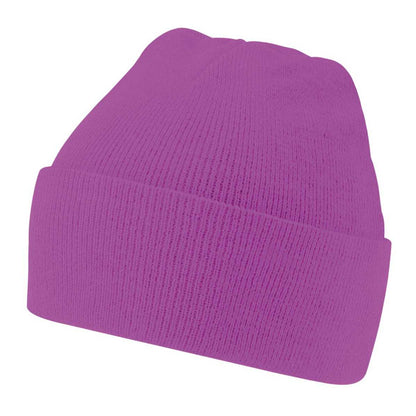 Fuchsia - Back - Beechfield Childrens-Kids Original Cuffed Beanie