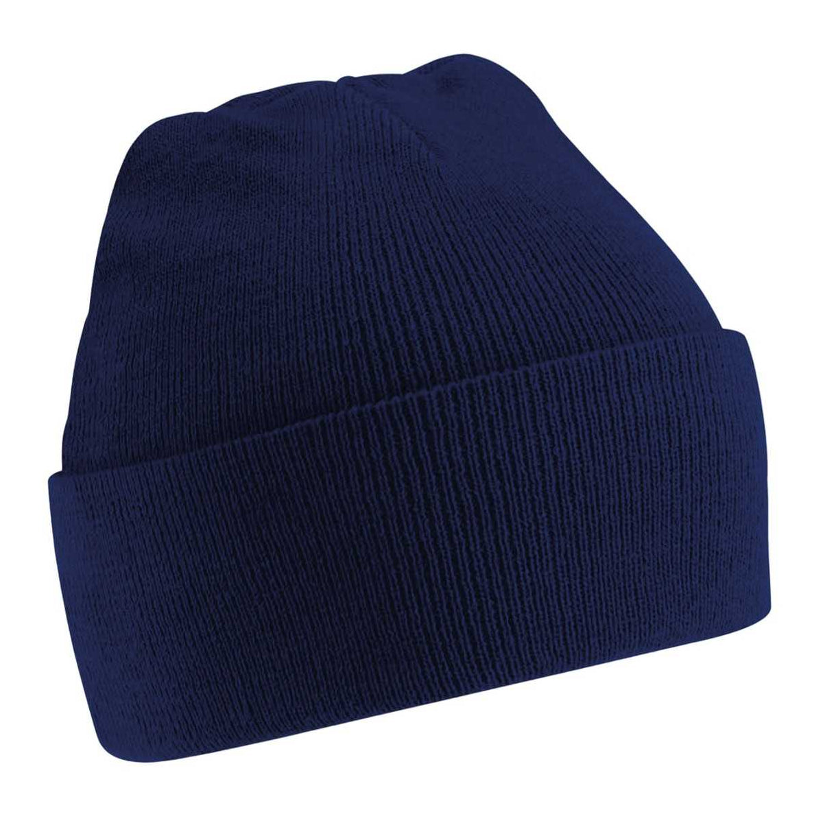French Navy - Front - Beechfield Childrens-Kids Original Cuffed Beanie
