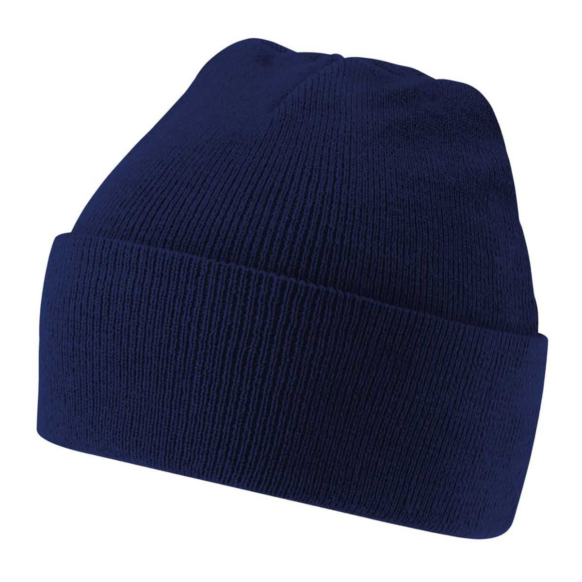 French Navy - Back - Beechfield Childrens-Kids Original Cuffed Beanie