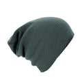 Smoke - Front - Beechfield Slouch Beanie