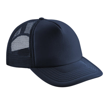 French Navy - Front - Beechfield Vintage Snapback Trucker Cap