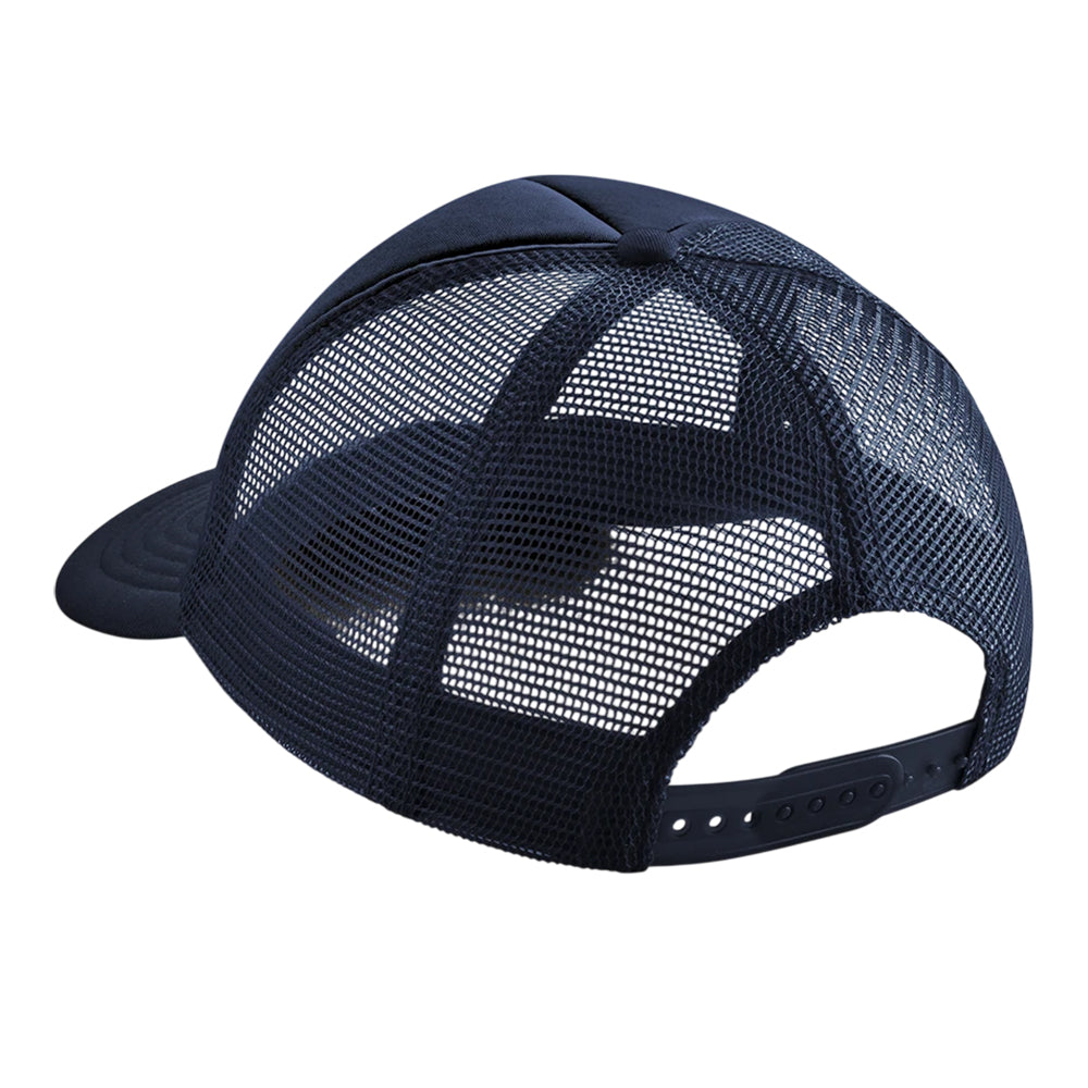 French Navy - Back - Beechfield Vintage Snapback Trucker Cap