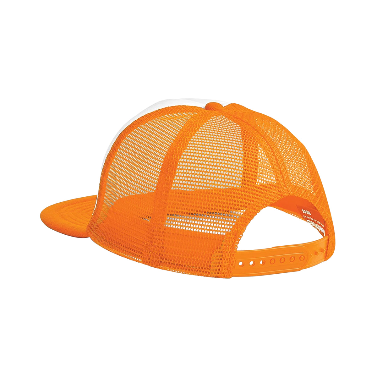 Orange-White - Back - Beechfield Vintage Snapback Trucker Cap