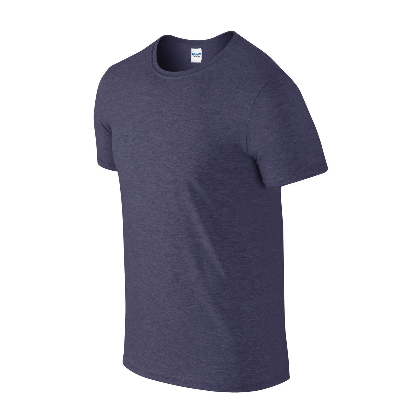 Heather Navy - Side - Gildan Mens Softstyle Heather T-Shirt