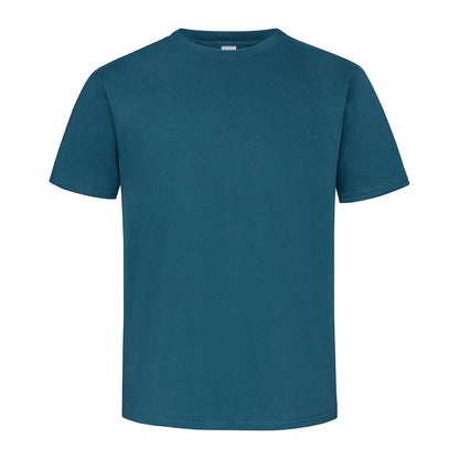 Petrol Blue - Front - Russell Mens Classic Combed Cotton Heavyweight T-Shirt