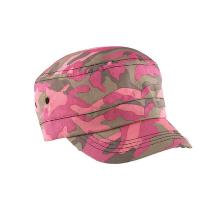 Pink - Back - Result Headwear Unisex Adult Urban Camo Baseball Cap