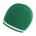 Green-White - Side - Result Winter Essentials Unisex Adult National Australia Beanie