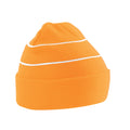 Fluorescent Orange - Front - Beechfield Enhanced-Viz Beanie