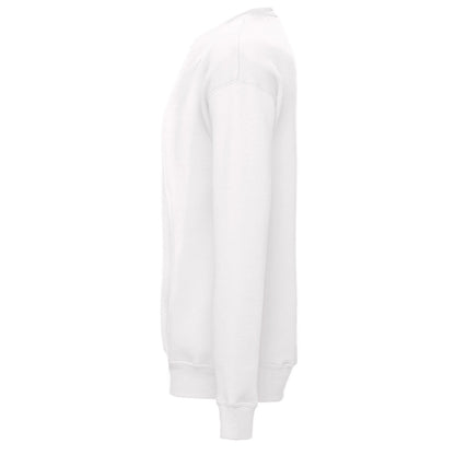 White - Side - Bella + Canvas Unisex Adult Drop Shoulder Sweatshirt