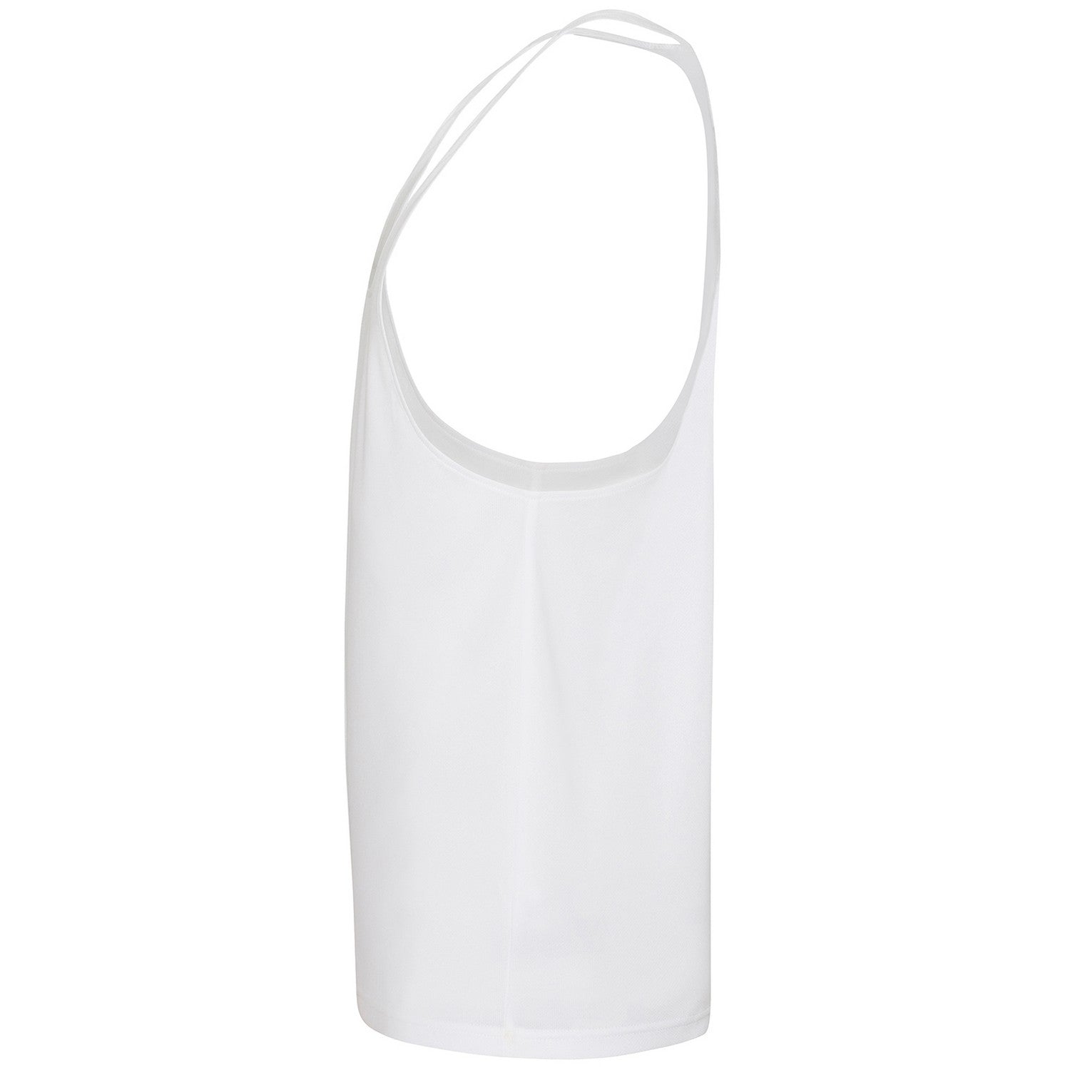 Arctic White - Side - Awdis Mens Cool Muscle Vest Top