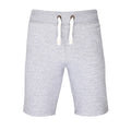 Heather Grey - Front - Awdis Mens Campus Heather Shorts