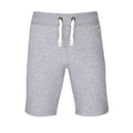 Heather Grey - Front - Awdis Mens Campus Heather Shorts