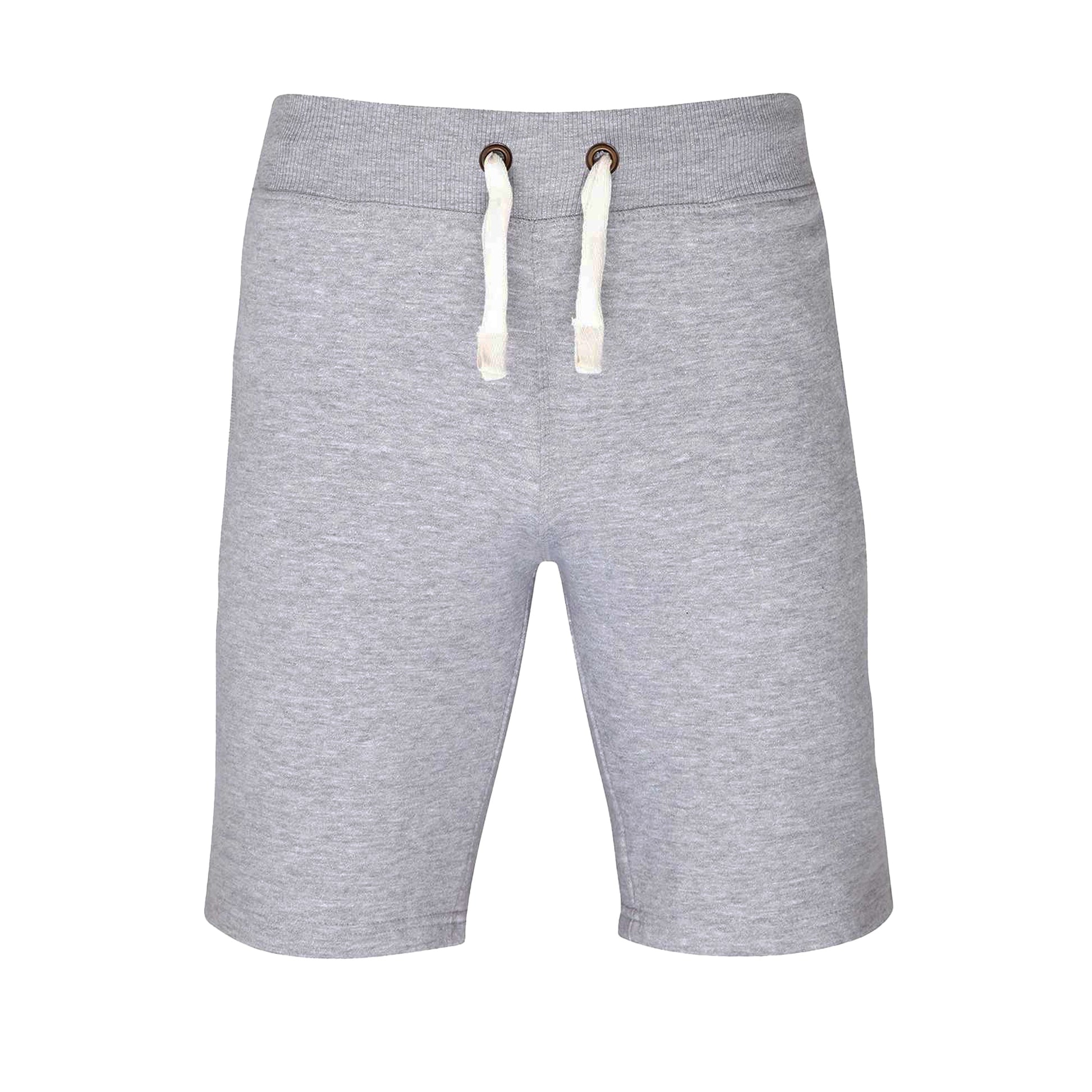 Heather Grey - Front - Awdis Mens Campus Heather Shorts