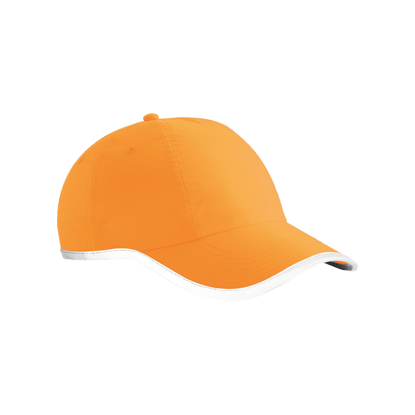 Fluorescent Orange - Front - Beechfield Enhanced-Viz Baseball Cap