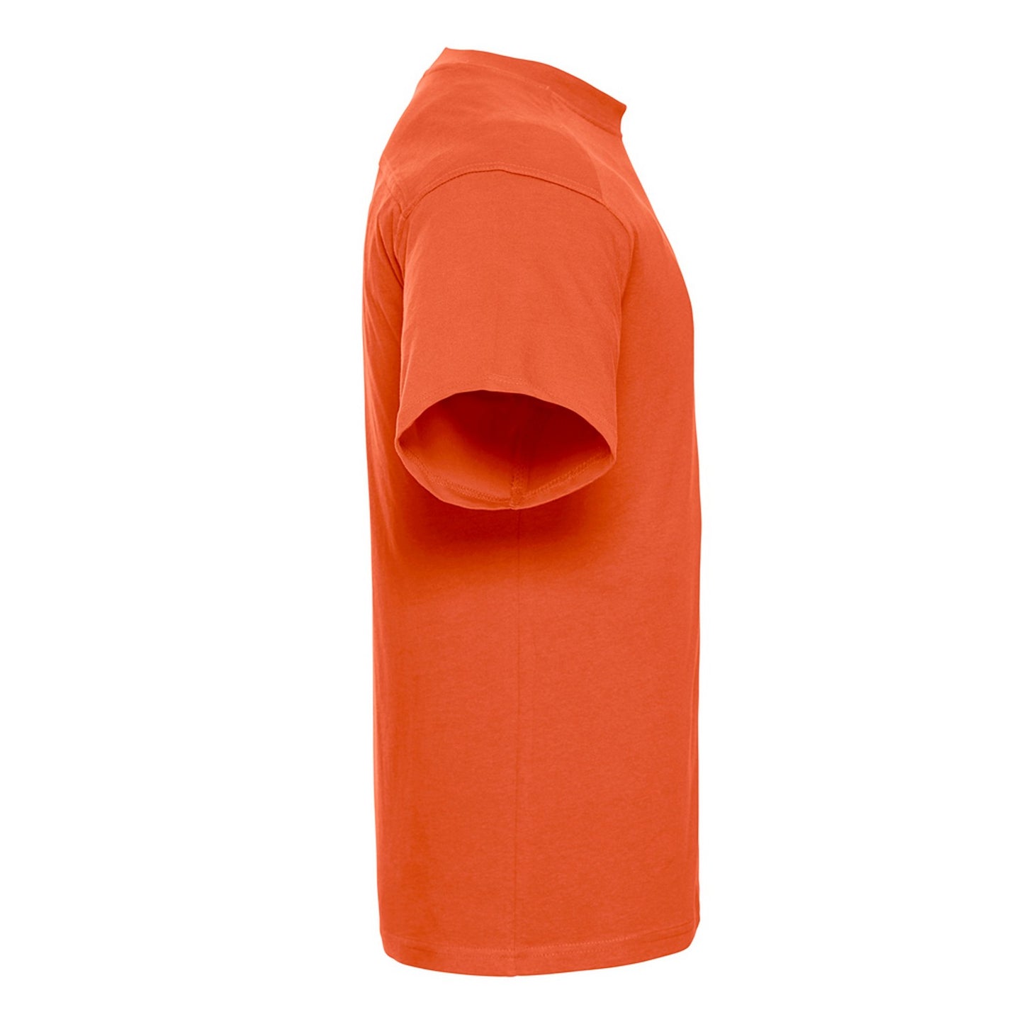 Orange - Side - Russell Mens Heavyweight T-Shirt