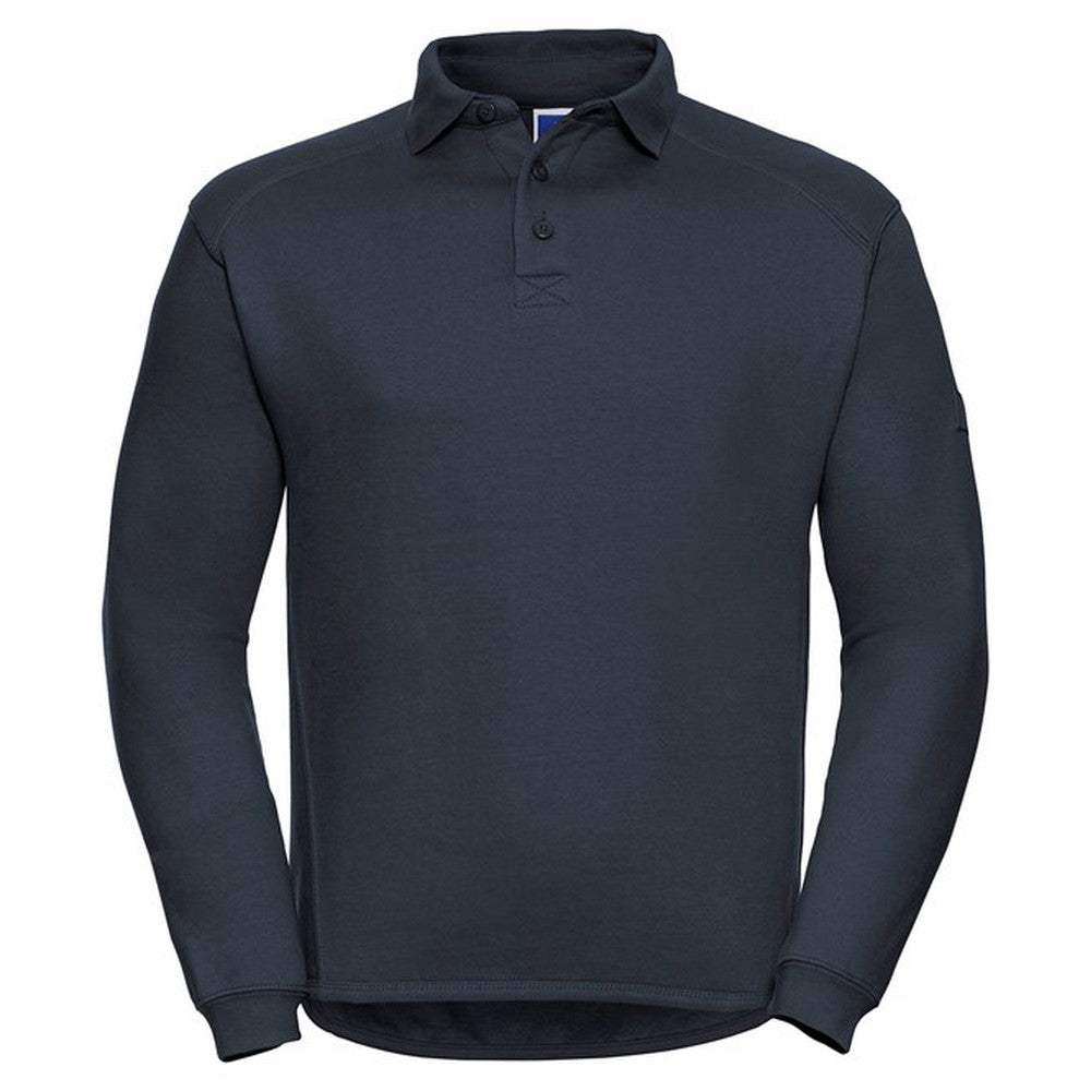 French Navy - Front - Russell Mens Heavy Duty Sweatshirt