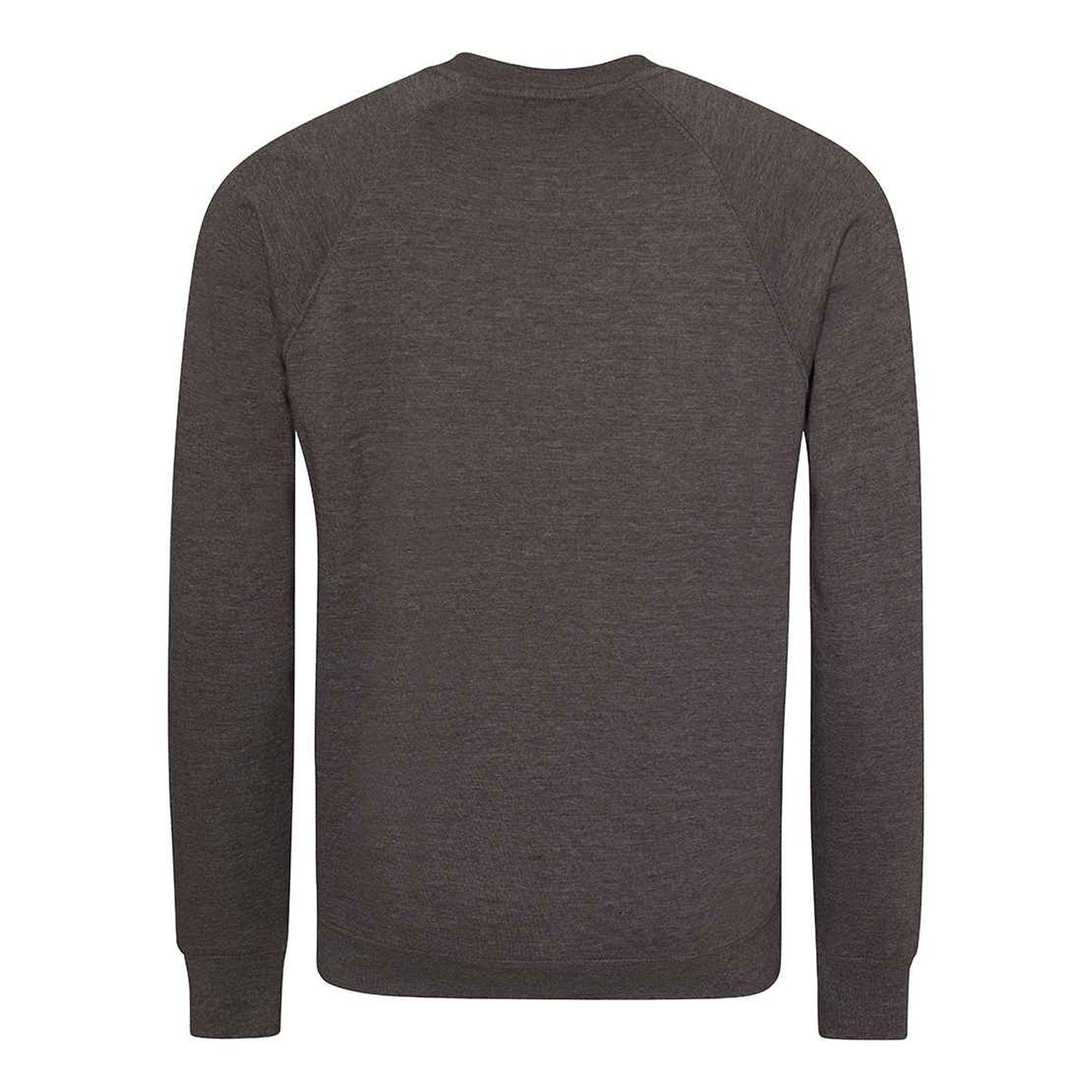 Charcoal - Back - Awdis Childrens-Kids Academy Raglan Sweatshirt