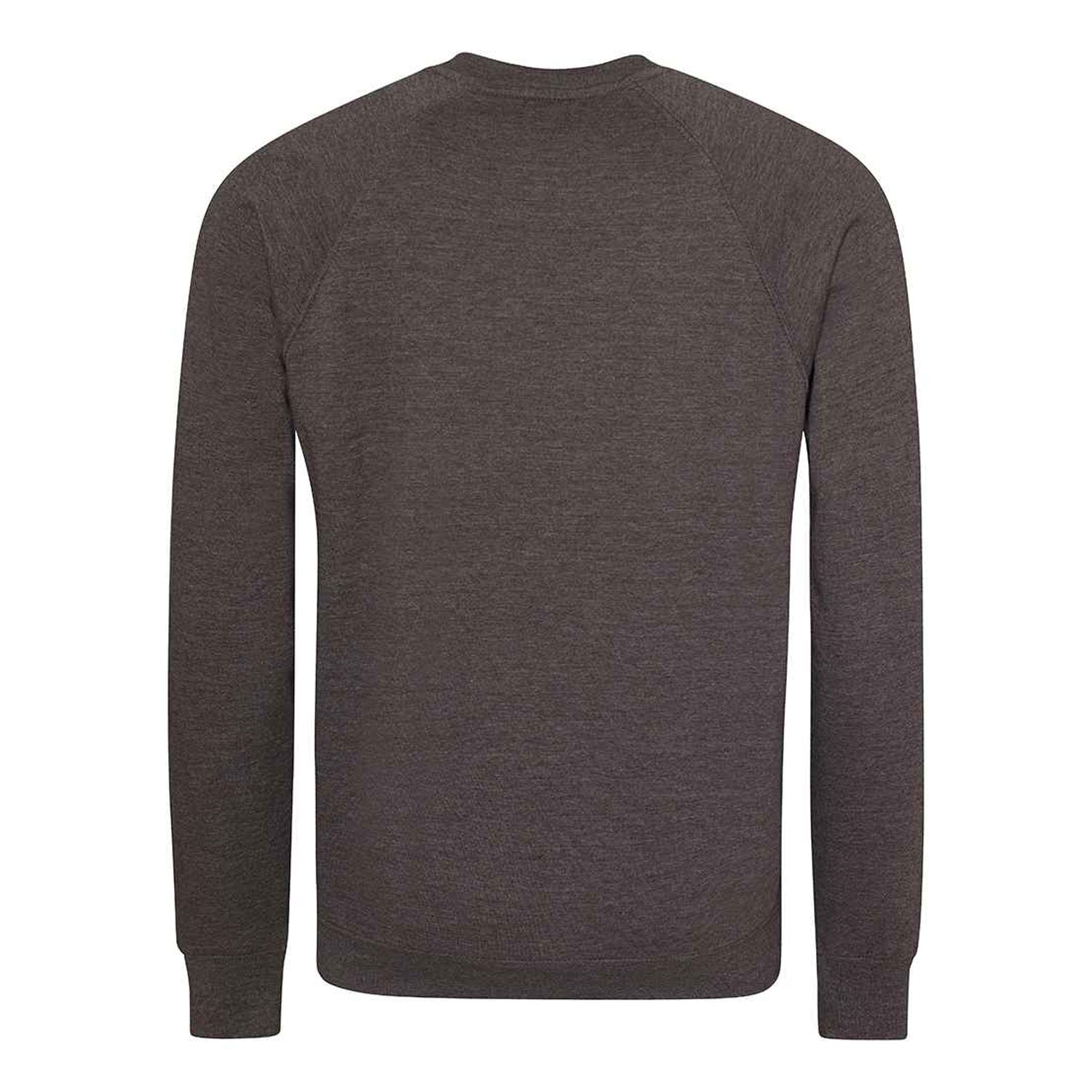 Charcoal - Back - Awdis Childrens-Kids Academy Raglan Sweatshirt