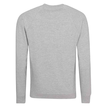 Grey - Back - Awdis Childrens-Kids Academy Raglan Sweatshirt