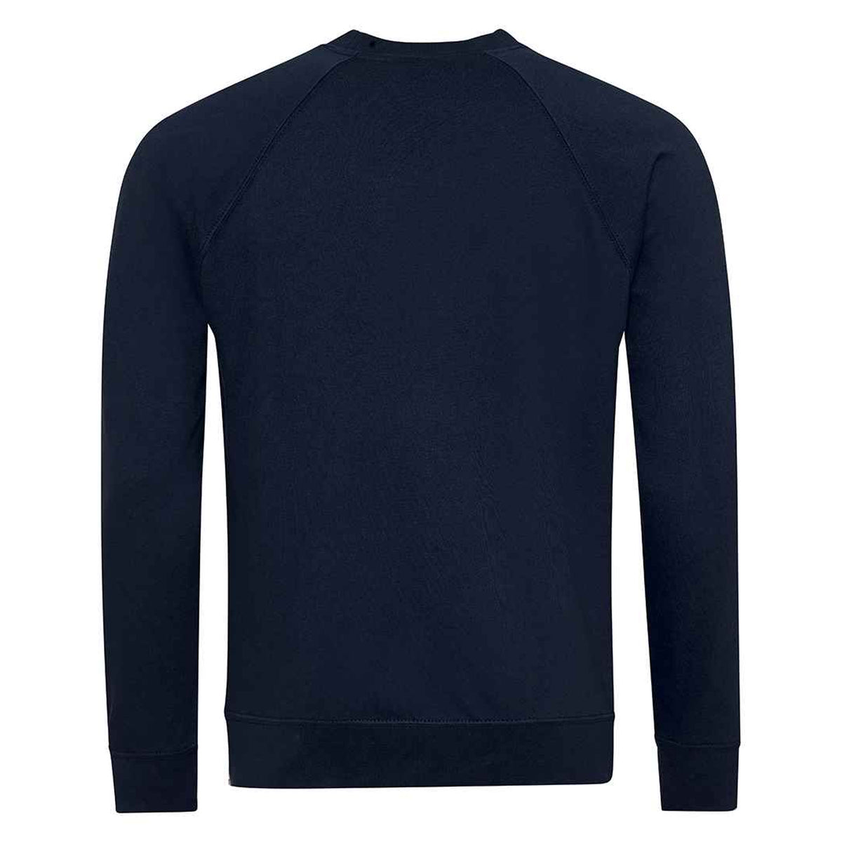 Navy - Back - Awdis Childrens-Kids Academy Raglan Sweatshirt