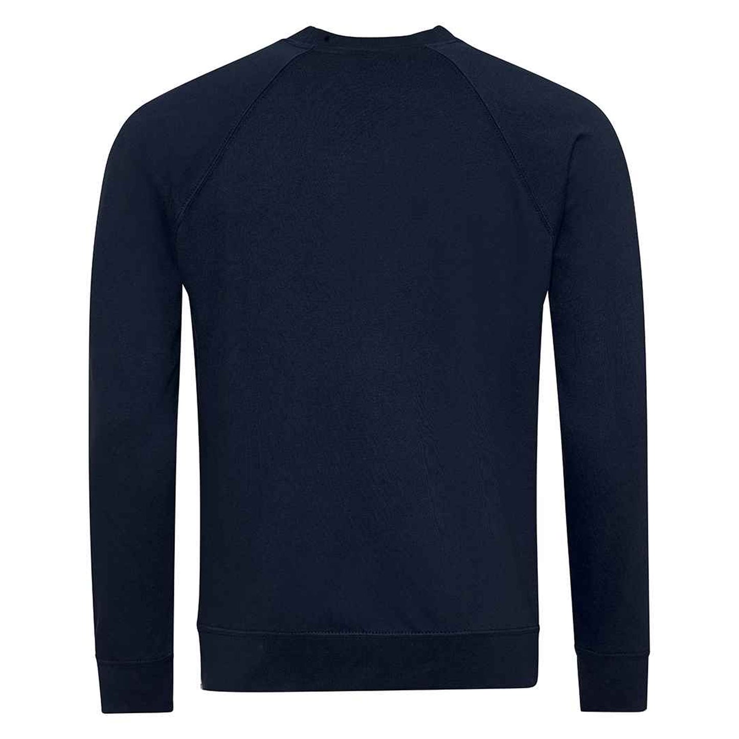 Navy - Back - Awdis Childrens-Kids Academy Raglan Sweatshirt