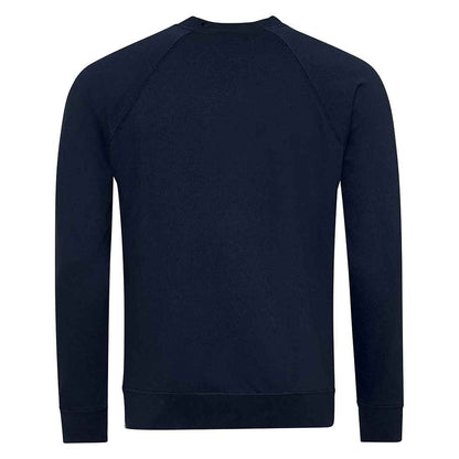 Navy - Back - Awdis Childrens-Kids Academy Raglan Sweatshirt