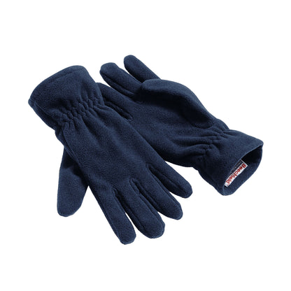 French Navy - Front - Beechfield Unisex Adult Alpine SupaFleece Gloves