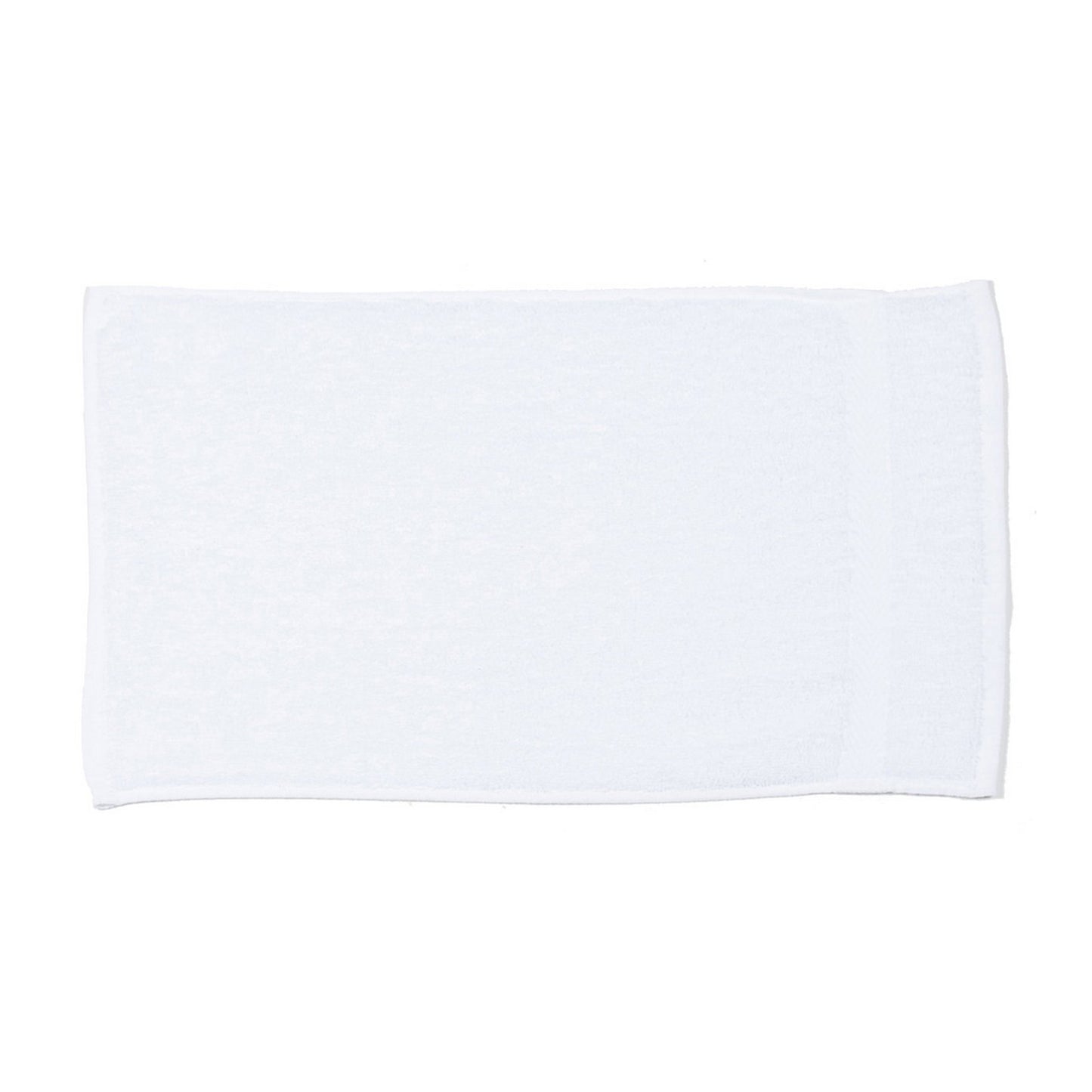 White - Front - Towel City Luxury Guest Towel