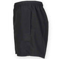 Black - Side - Tombo Mens Start Line Shorts
