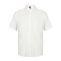 White - Front - Henbury Mens Short-Sleeved Shirt
