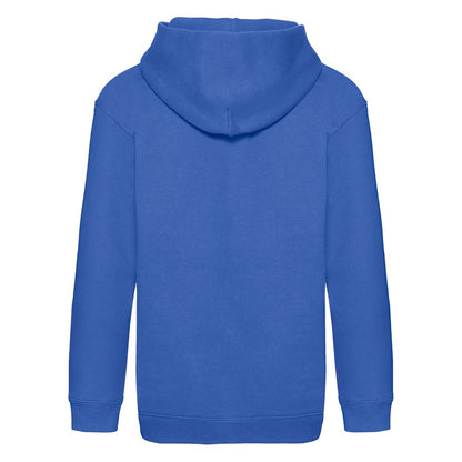 Royal Blue - Back - Fruit Of The Loom Childrens-Kids Premium Hooded Sweatshirt