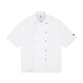 White - Front - Dennys Unisex Adult Press Stud Long-Sleeved Chef Jacket